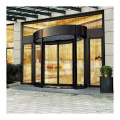 CE approved elegant 2 wing automatic glass revolving door with high quality